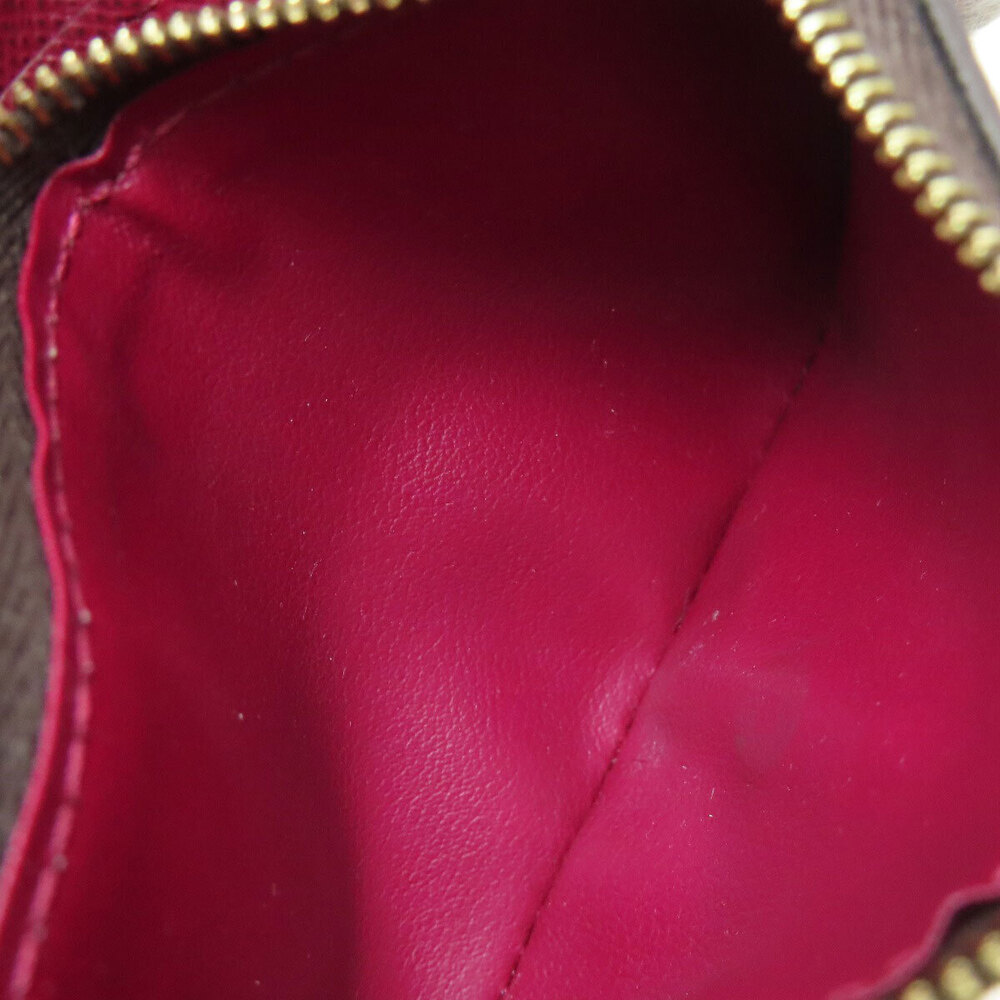 Louis Vuitton Coin Purse Rosalie Bifold Wallet Coin Purse Canvas Red Pink